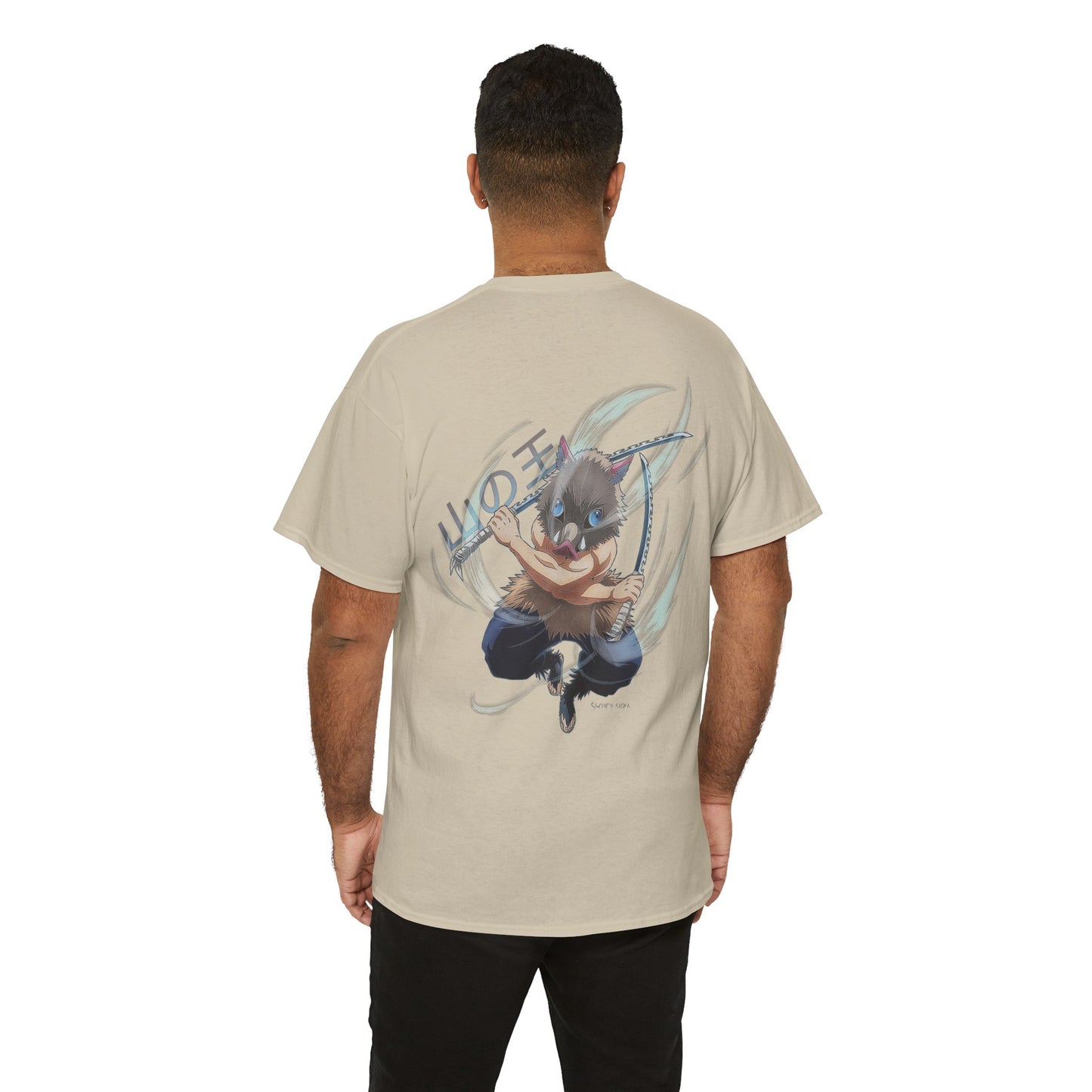 Inosuke from Demon Slayer.