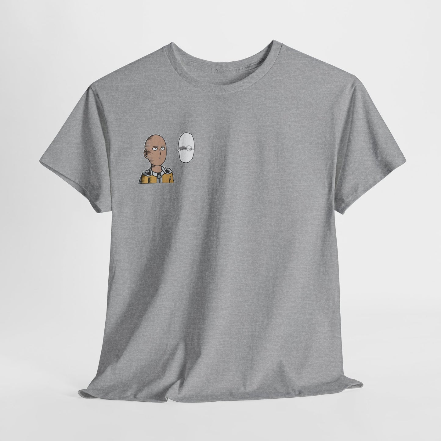 Saitama from One Punch Man. Front Logo.