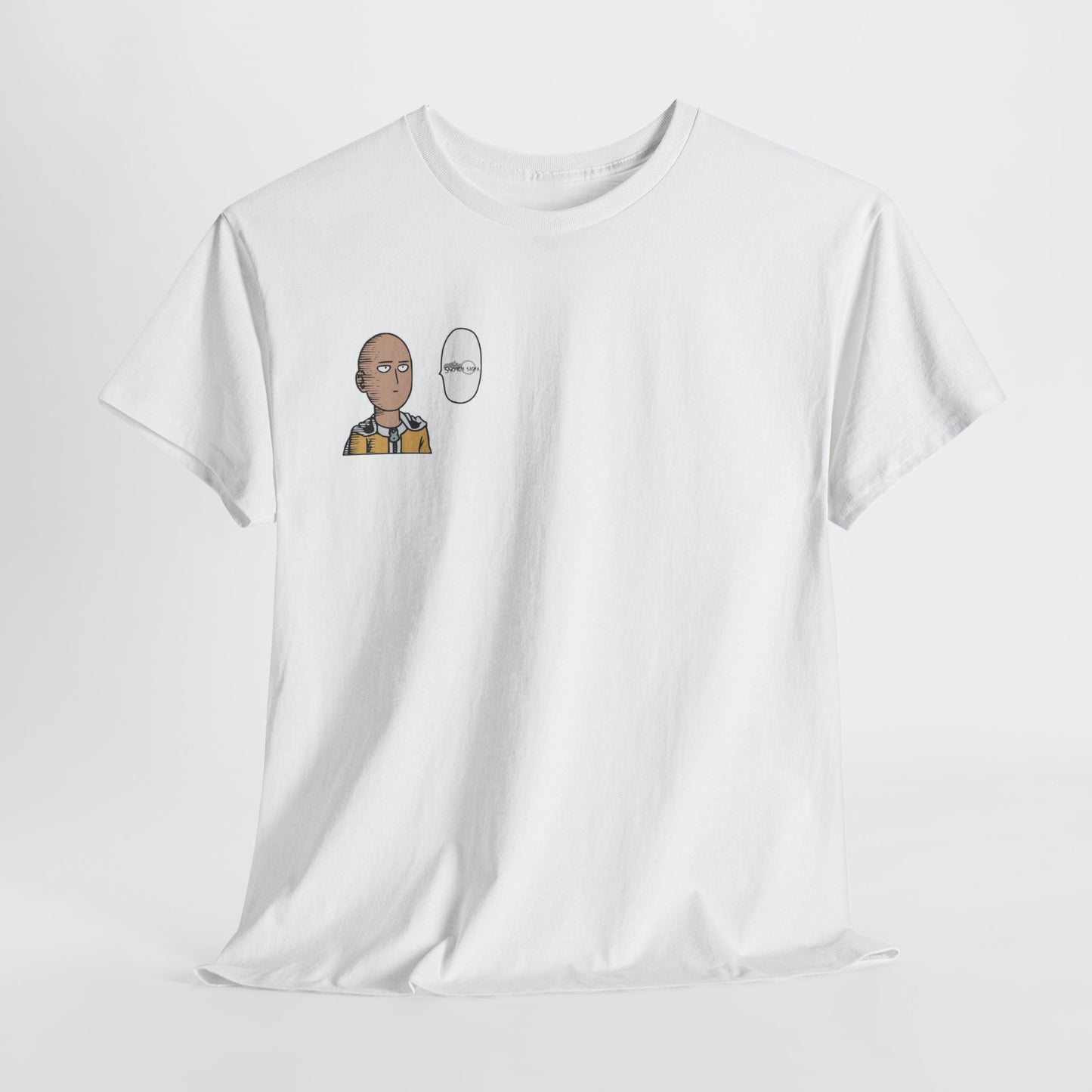 Saitama from One Punch Man. Front Logo.