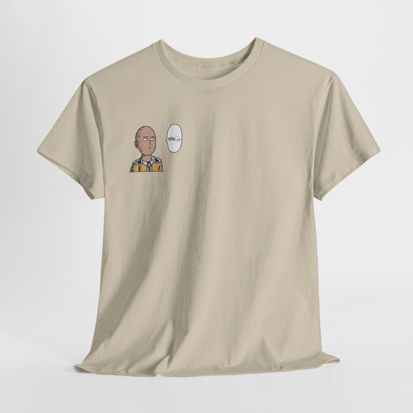 Saitama from One Punch Man. Front Logo.