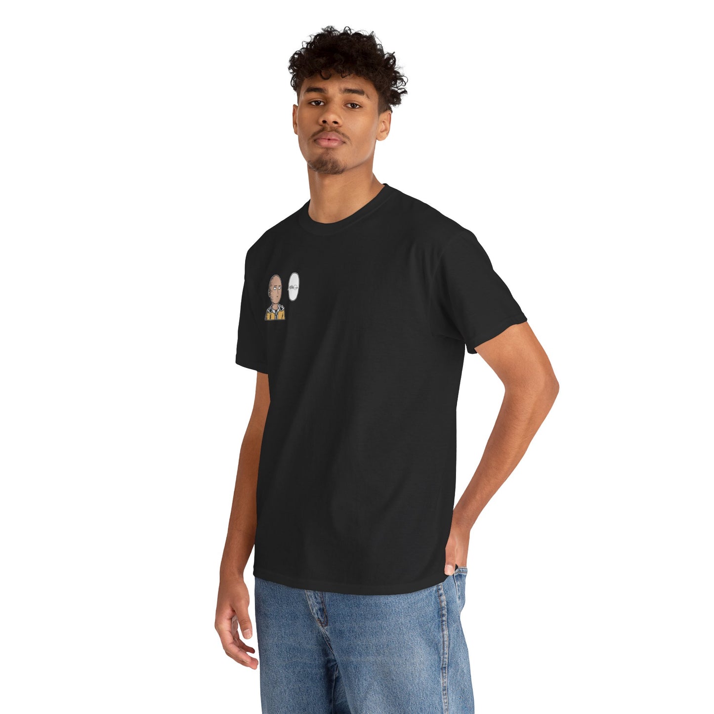 Saitama from One Punch Man. Front Logo.
